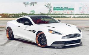 Aston Martin Vanquish on Strasse Wheels (R10 Deep Concave FS) 2018 года
